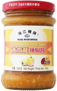 YELLOW LANTERN CHILLI SAUCE 240G PEARL RIVER BRIDGE